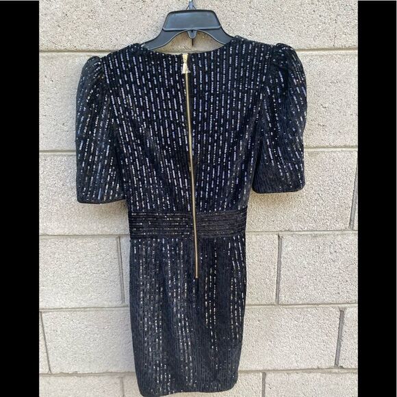NWOT Saylor Fauna Mini Dress Black Small - Picture 5 of 8